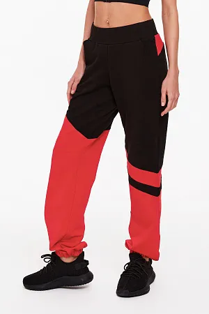 Брюки Coolfit Черный/красный