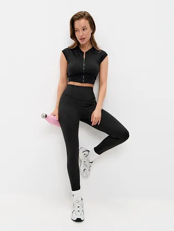 Лосины Контур Черный XS, 3XL, S, 4XL, 2XL, XL, L, M