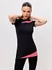 Туника Flash Черный/Розовый S, XL, M, L, 2XL, 3XL, 4XL