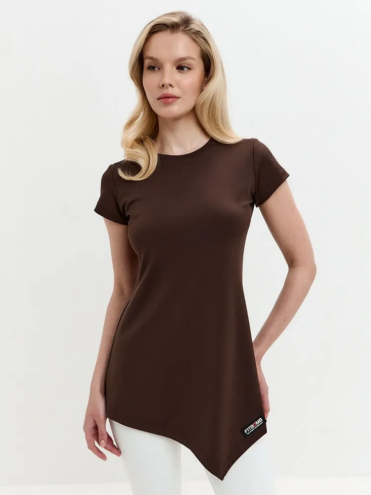 Туника Veil Коричневый 3XL, L, S, XL, 4XL, 2XL, M