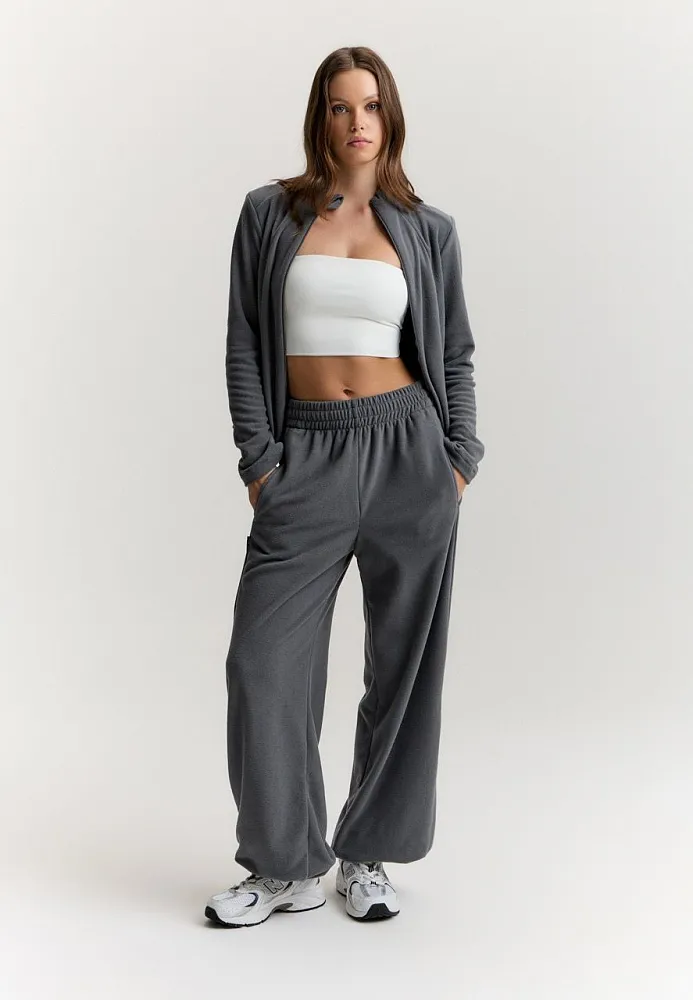 Брюки Муза флис Серый XS, L, M, S, XL