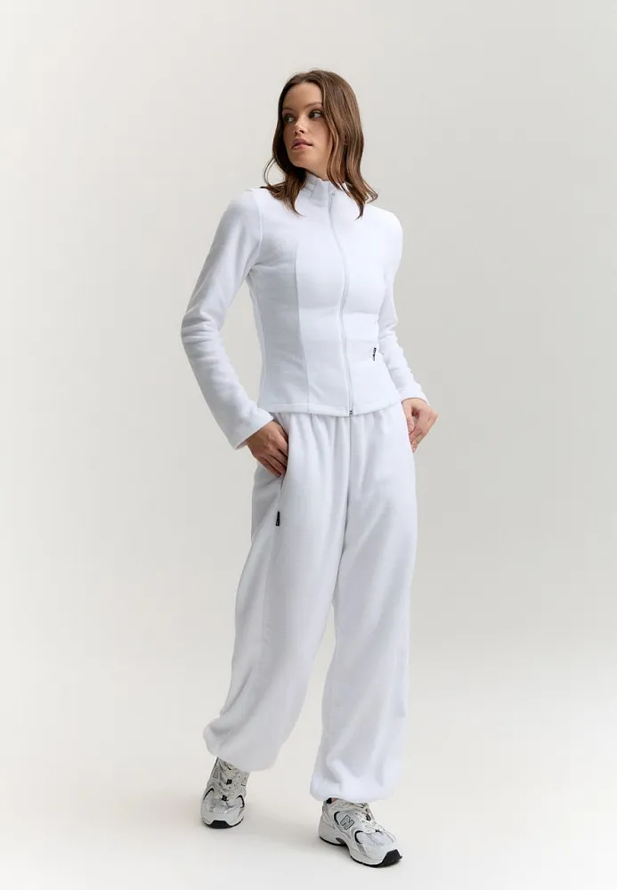 Брюки Муза флис Белый S, L, M, XL, XS