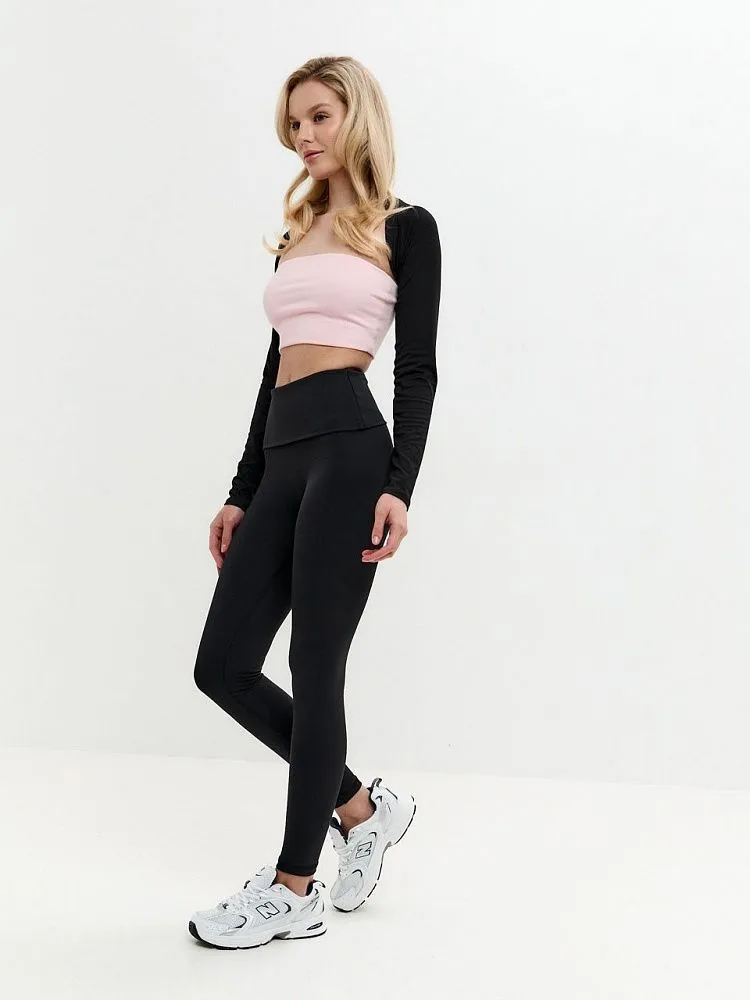 Лосины Сияй Черный 2XL, L, XL, XS, M, S