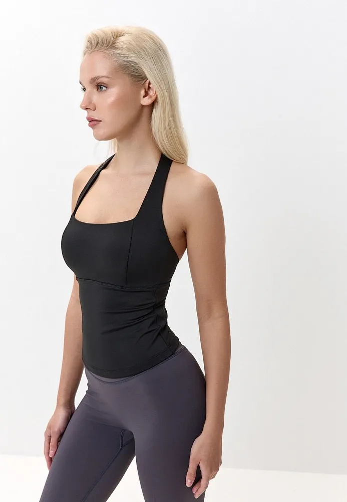 Майка Каре Черный XS, L, M, S