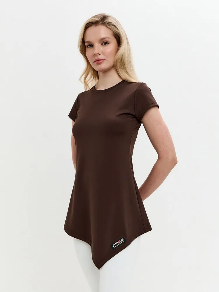 Туника Veil Коричневый 3XL, L, S, XL, 4XL, 2XL, M